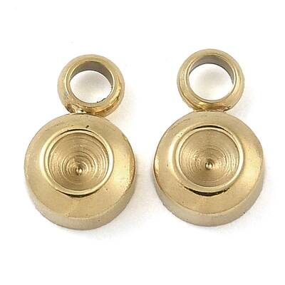 Ion Plating(IP) 304 Stainless Steel Pendant Rhinestone Settings