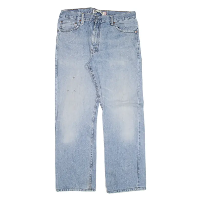 LEVI'S 505 Jeans Mens Blue Regular Straight W34 L29