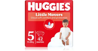Huggies Little Movers Ultra Comfort disposable diaper Jumbo 11-25 kg 42 pieces