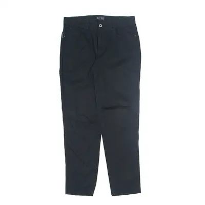 ARMANI Trousers Black Regular Tapered Womens W32 L32