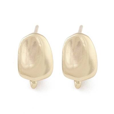 Brass Stud Earring Findings for Women