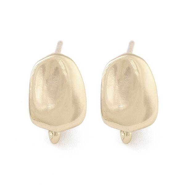 Brass Stud Earring Findings for Women