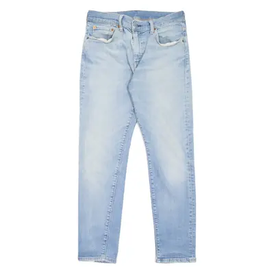 LEVI'S 512 BIG E Jeans Mens Blue Slim Tapered Stone Wash W30 L30