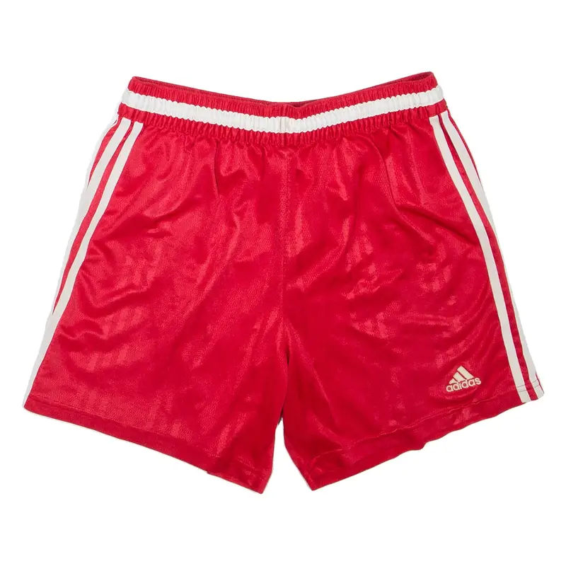 ADIDAS Mens Sports Shorts Red L W32