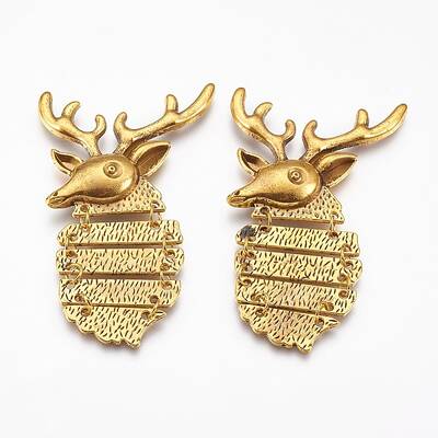 Tibetan Style Alloy Cabochons
