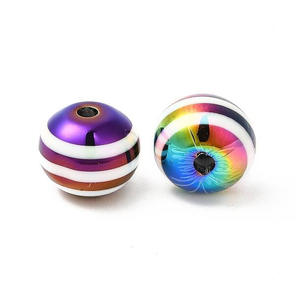 Stripe Resin Beads