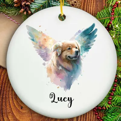Dog Loss Ornament - Ceramic