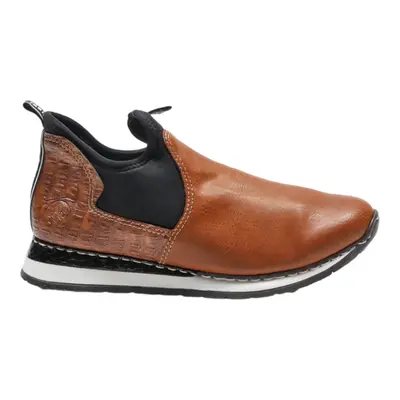 RIEKER Sneaker Trainers Brown Synthetic Womens UK 6
