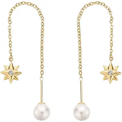 Brosway Fascinating Chakra Shell Chain Earrings BHKE185