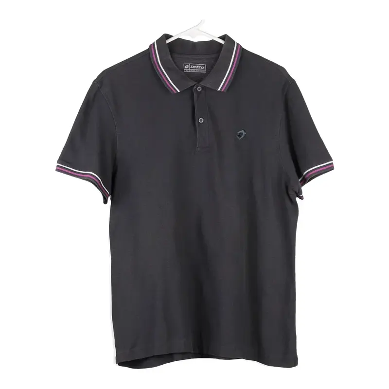 Lotto Polo Shirt - XL Grey Cotton