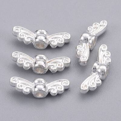 Tibetan Style Alloy Fairy Wing Beads