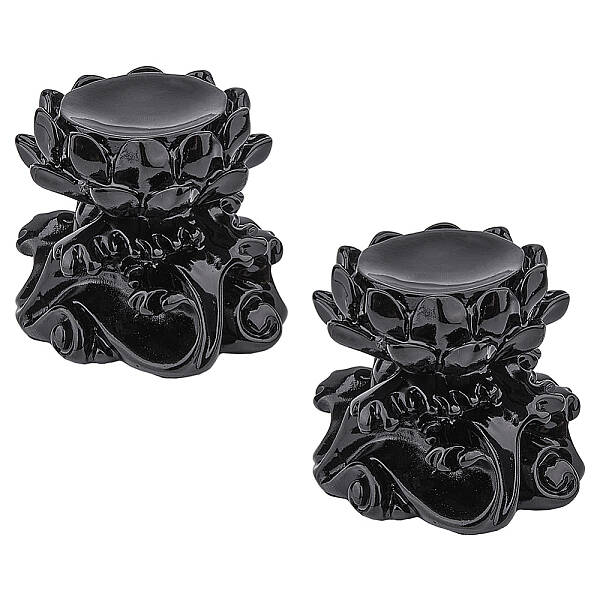 Lotus Shaped Resin Display Base Stand Holder for Crystal