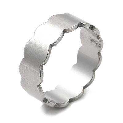 Non-Tarnish 201 Stainless Steel Finger Rings