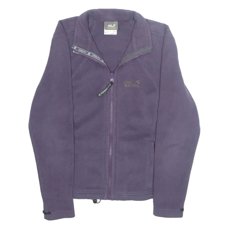 JACK WOLFSKIN Womens Fleece Jacket Purple S