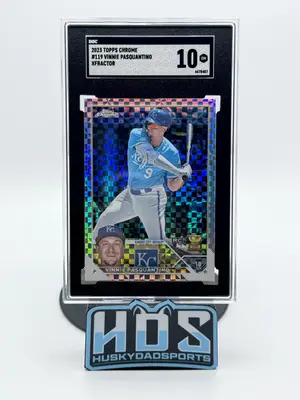 Vinnie Pasquantino Sgc 2023 Topps Baseball Chrome #119 XFractor 10