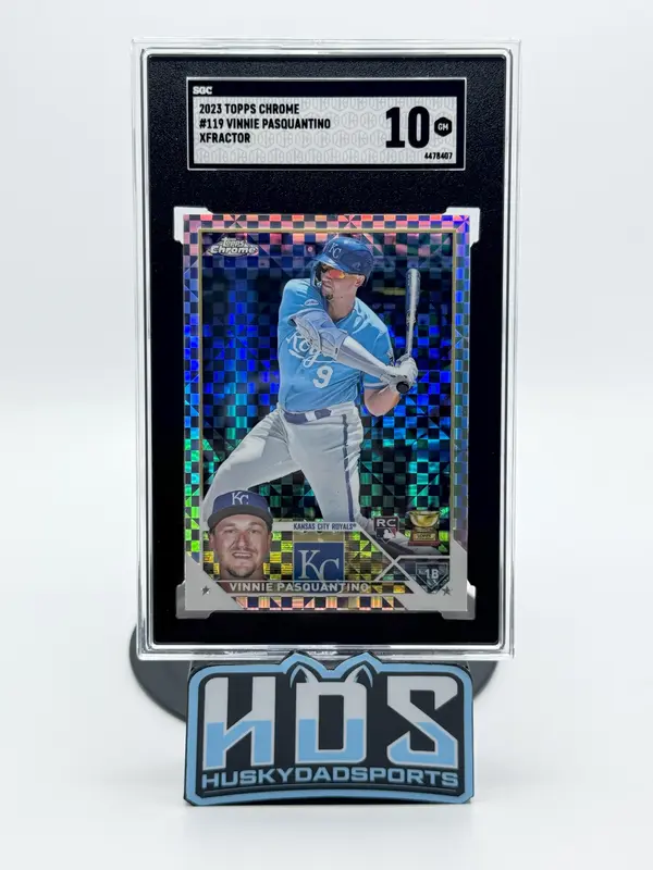 Vinnie Pasquantino Sgc 2023 Topps Baseball Chrome #119 XFractor 10