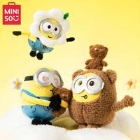Minions Bob+Tim Collection Bob Hugging Tim Bear Plush Toy - Cute Stuffed Kawaii Plush Pillow For Valentine's Day Gifts