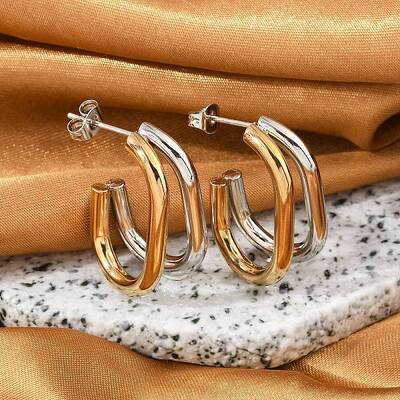 304 Stainless Steel Stud Earrings
