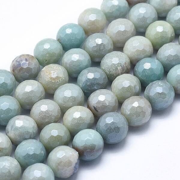 Natural Flower Amazonite Beads Strands