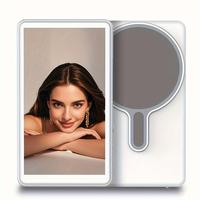 Magnetic Phone Vlog Selfie Monitor Screen, 1080P Wireless Recording, Using Phone Rear Camera for Selfie Vlog Live Stream TikT...