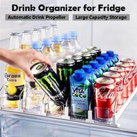 Drink Organizer for Fridge, Soda Can Dispenser for Refrigerator, Automatic Drink Dispenser for Fridge ,12oz 16oz 20oz-Soda Di...