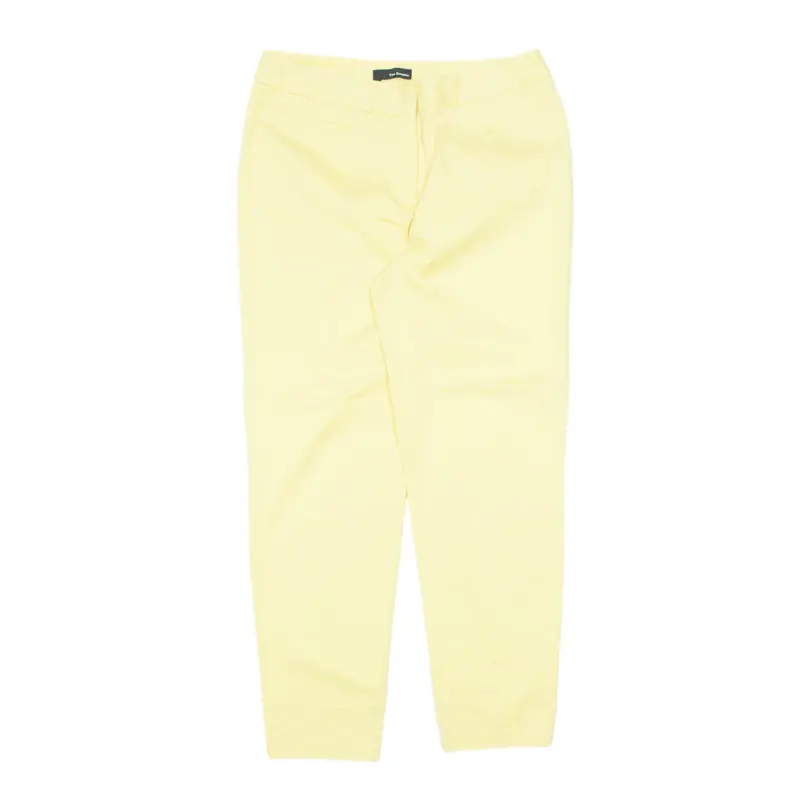 THE KOOPLES Trousers Yellow Regular Skinny Womens W30 L26