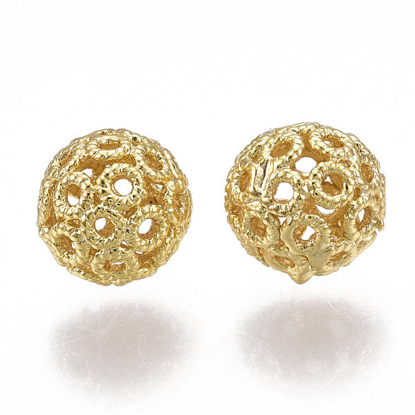 Brass Filigree Beads