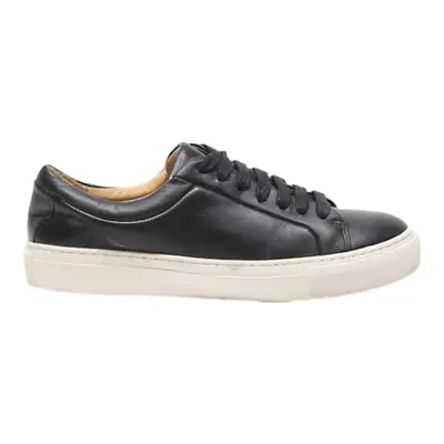 ROYAL REPUBLIQ Low Top Trainers Black Leather Womens UK 3