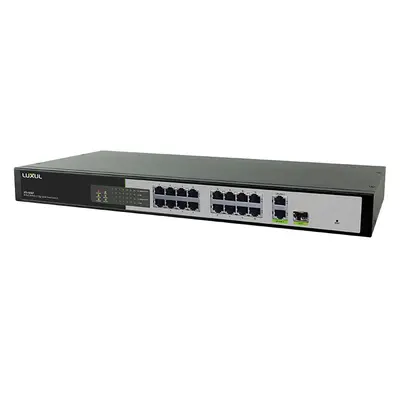 XFS-1816P Luxul 18-Port/16 PoE+ and 2 Gig Uplink Smart Switch