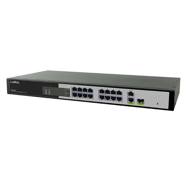Luxul XFS-1816P | 18-Port/16 PoE+ and 2 Gig Uplink Smart Switch