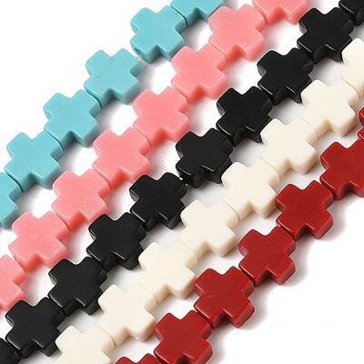 Synthetic Coral Beads Strands