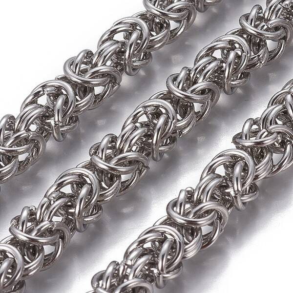 Tarnish Resistant 304 Stainless Steel Byzantine Chains