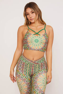 Fauna Crisscross Four-Way Top | Size: XS | Print: Fauna | Style: Extra Coverage