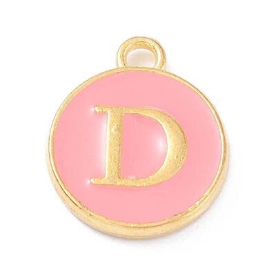 Golden Plated Alloy Enamel Charms