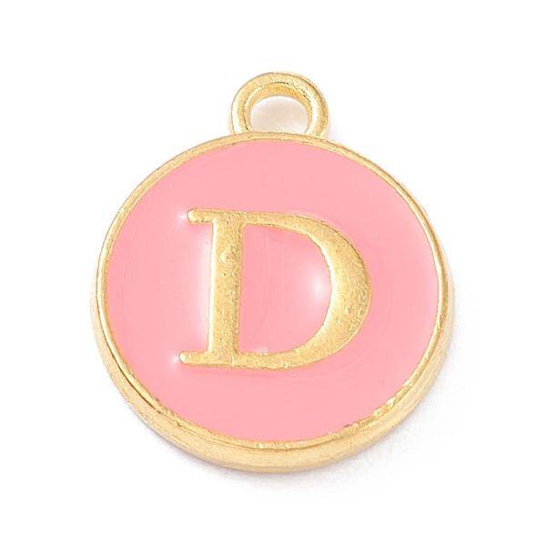 Golden Plated Alloy Enamel Charms