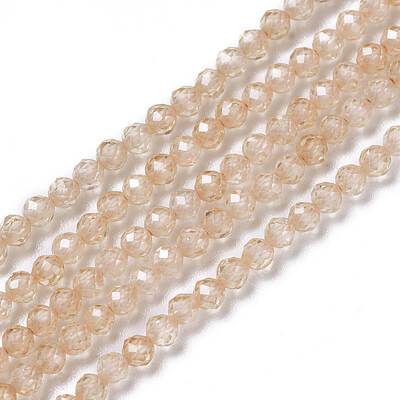 Cubic Zirconia Beads Strands