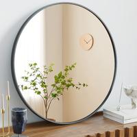 Sweet Furniture F Round Wall Mirror 20/24/30 Inch, Bathroom Mirrors for Over Sink, Circle Mirror for Bathroom, Entryway, Bedr...