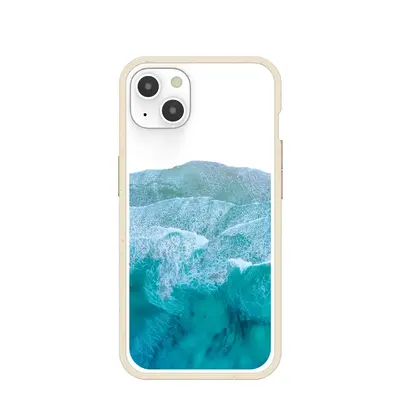 Clear Waves iPhone 13 Case With London Fog Ridge