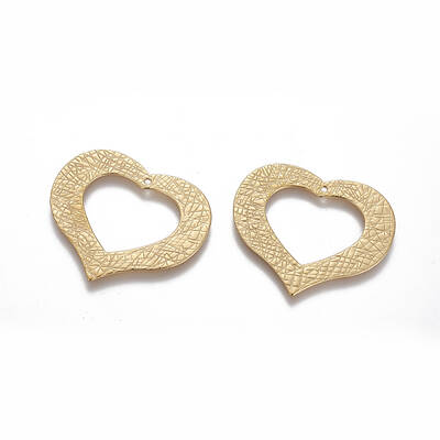PVD Vacuum Plating 304 Stainless Steel Textured Pendants