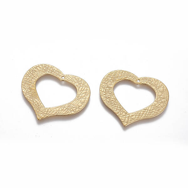 PVD Vacuum Plating 304 Stainless Steel Textured Pendants