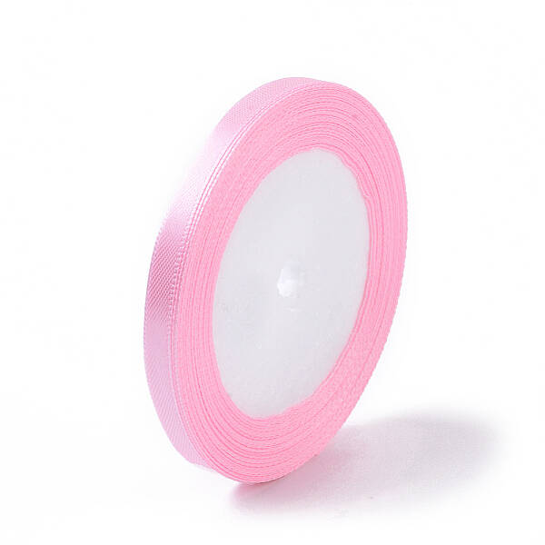 Breast Cancer Pink Awareness Ribbon Making Materials Satin Ribbon for Wedding Decoration