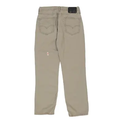 514 Levis Jeans - 32W UK 12 Beige Cotton