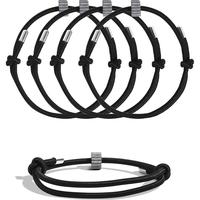 4 pcs Window Breaker Bracelet, Glass Breaking Bracelet, Wrist Strap with Tungsten Carbide Bead Car Safety Escape Wristbands, ...