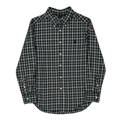 Age 10 Ralph Lauren Shirt - Medium Black Cotton