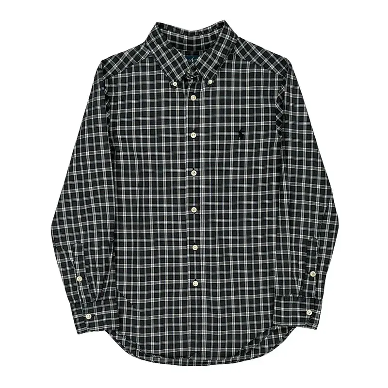 Age 10 Ralph Lauren Shirt - Medium Black Cotton
