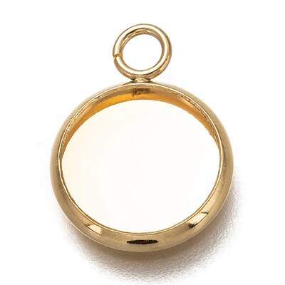 304 Stainless Steel Pendant Cabochon Settings