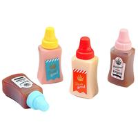 Cute Mini Sauce Bottle, 4pcs/set Portable Seasoning Bottle, Kitchen Seasoning Utensils Supplies, Kitchen Containers Accessori...