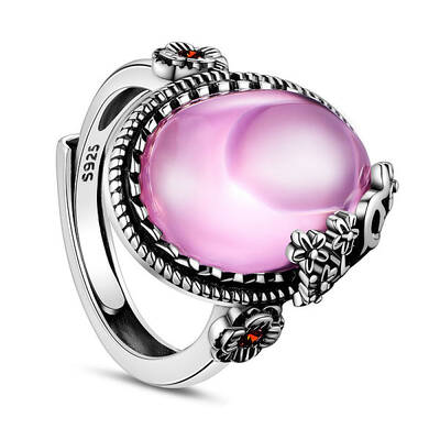 Adjustable 925 Sterling Silver Finger Ring