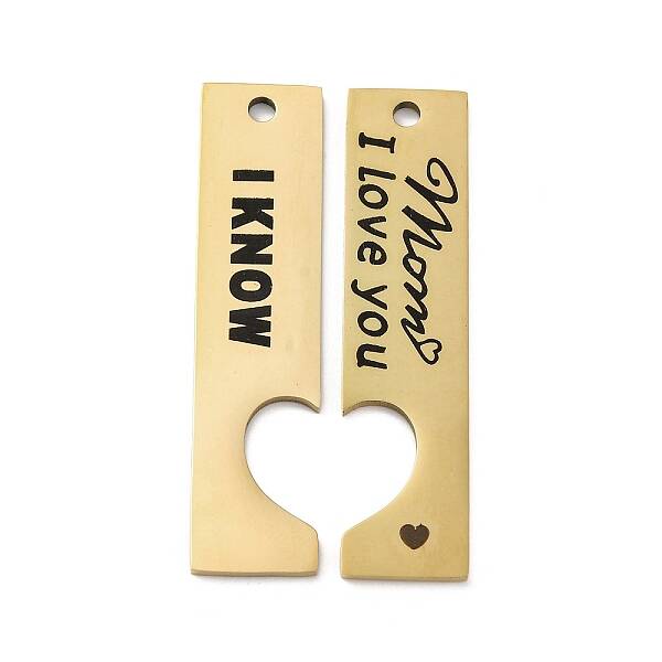 Mother's Day 201 Stainless Steel Big Pendants