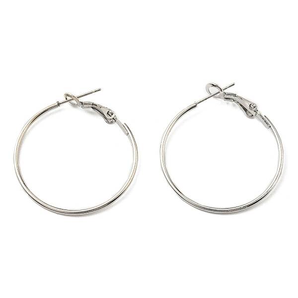 Iron Huggie Hoop Earring Findings
